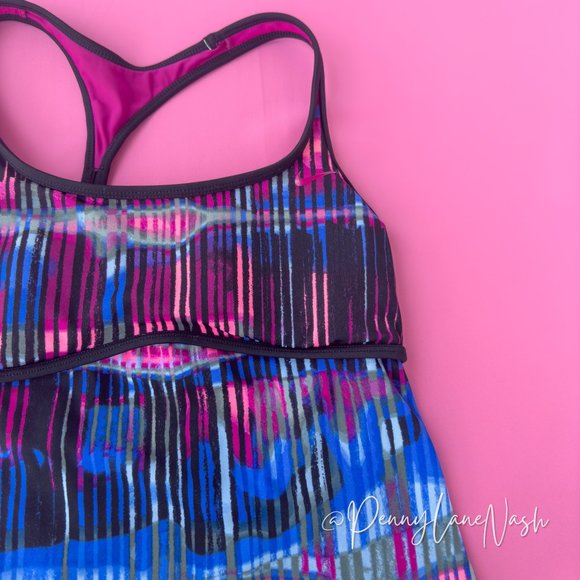 Nike Electrify Racerback Tankini Top Sport Fuchsia - Picture 4 of 9